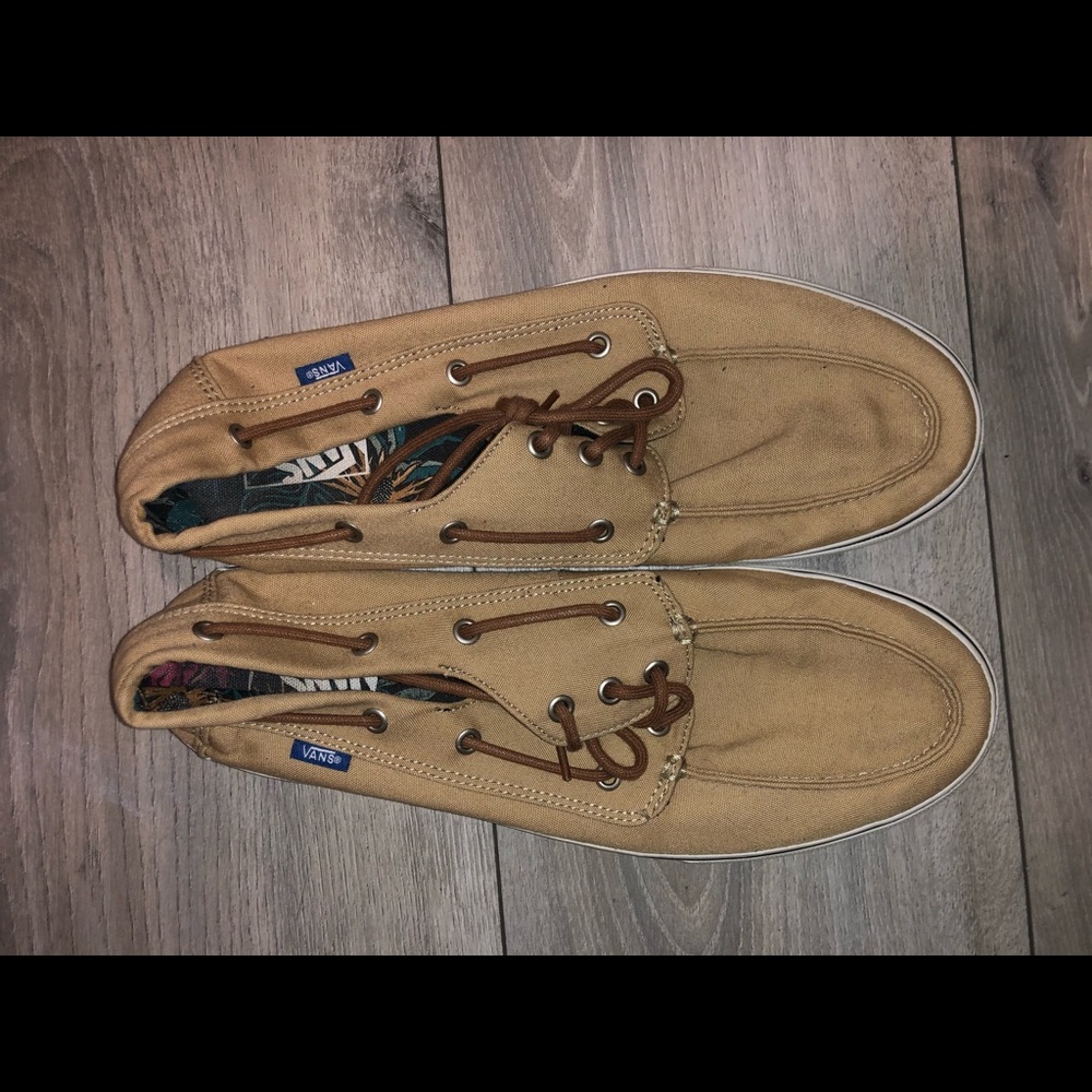 Tan men’s vans size 12